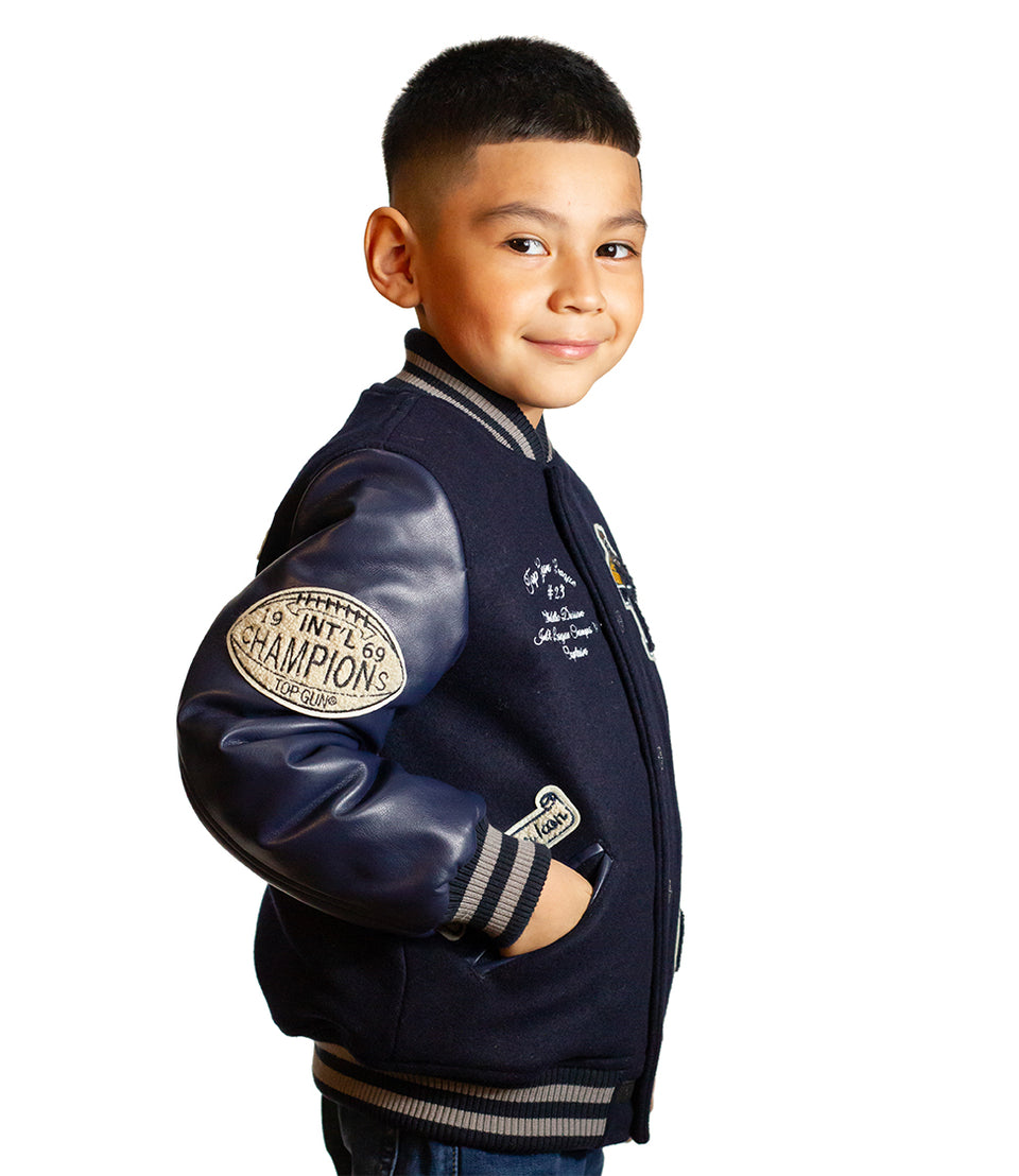 Top Gun® Kids Bulldog Varsity Jacket – Top Gun Store