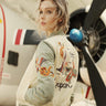 MISS TOP GUN® THE FLYING LEGEND JACKET-Model #color_cream